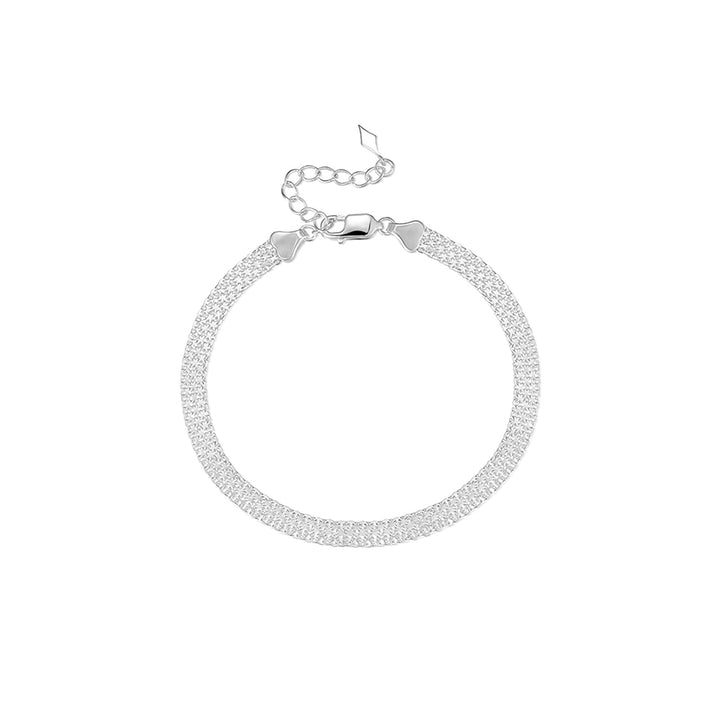 HEDDA S925 luftiges Armband, 4,3 mm breit