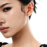 MERIMA Gold Earcuff/earcuff avec un zircone étincelant