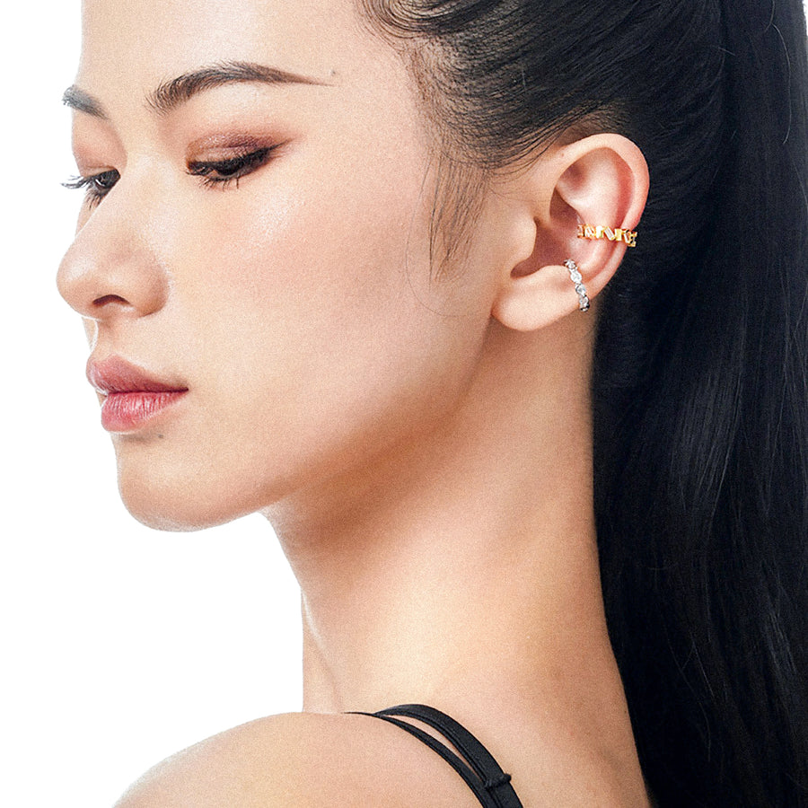 RAE Silber Earcuff in Zickzack Optik