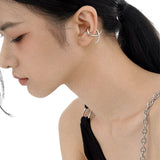 EVANGELINE Silber Klaue Earcuff/Ohrklemme