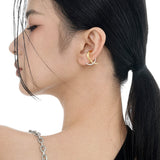 EVANGELINE Silber Klaue Earcuff/Ohrklemme