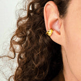 CAROLINE Gold Earcuff/Ohrklemme in Hufform aus 925er Sterlingsilber