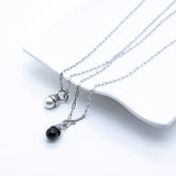 MELBO necklace with kettlebell pendant made of 925 silver