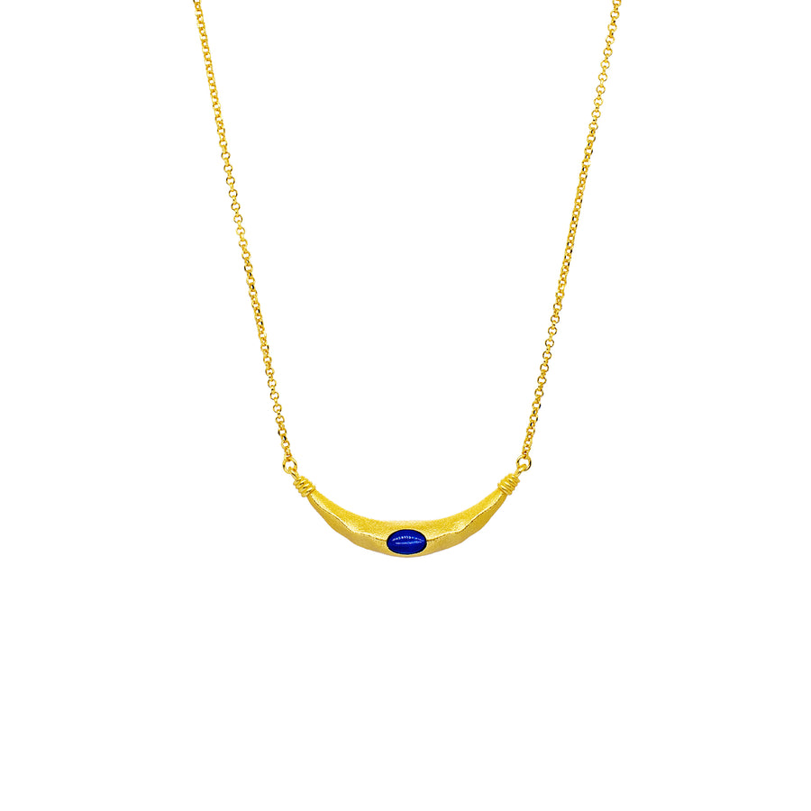 MELITE Goldkette/Collier mit Halbmond-Anhänger