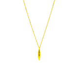 PIURA Fine necklace with pointed pendant in gold