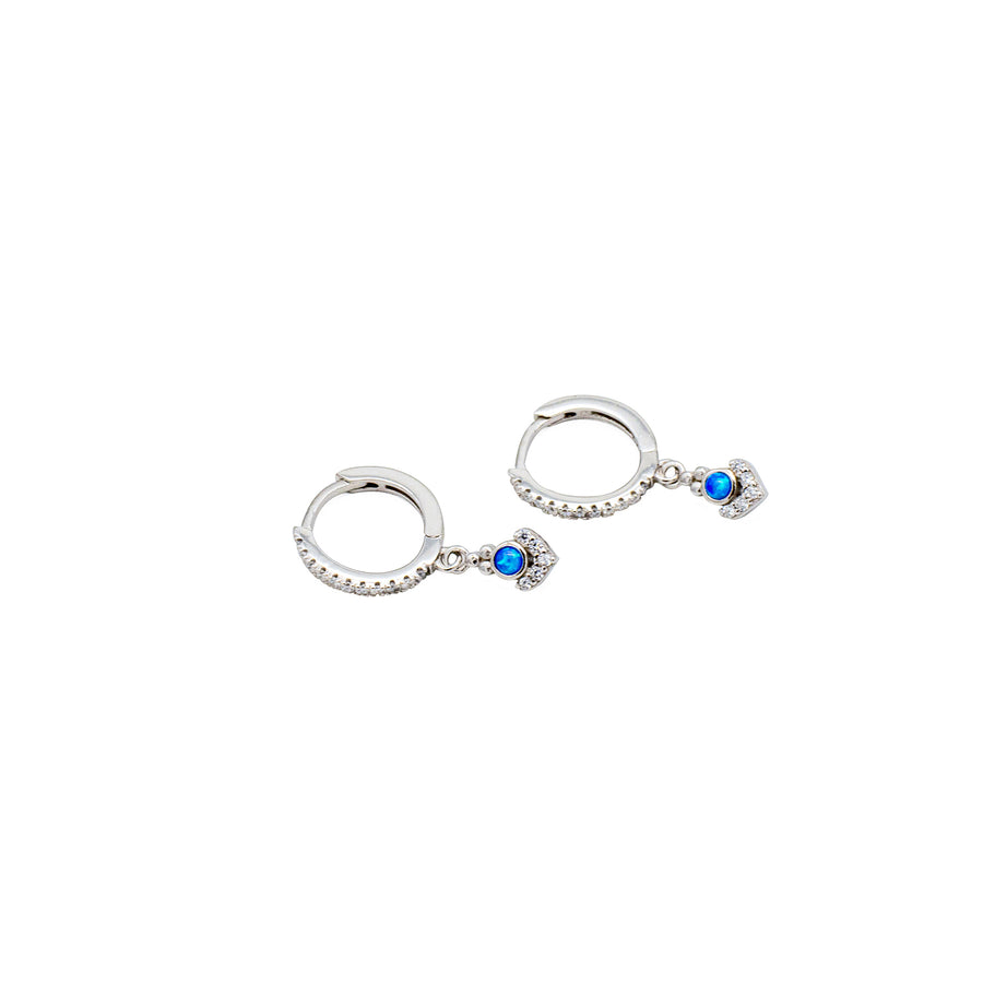 TUPANA silber Ohrringe-Creolen Hoops Boho-Look aus Sterlingsilber