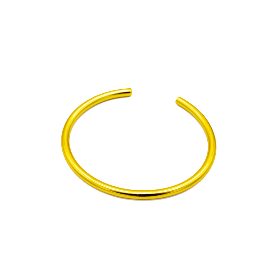 'Uyuni' gold bangle bracelet made of 925 sterling silver