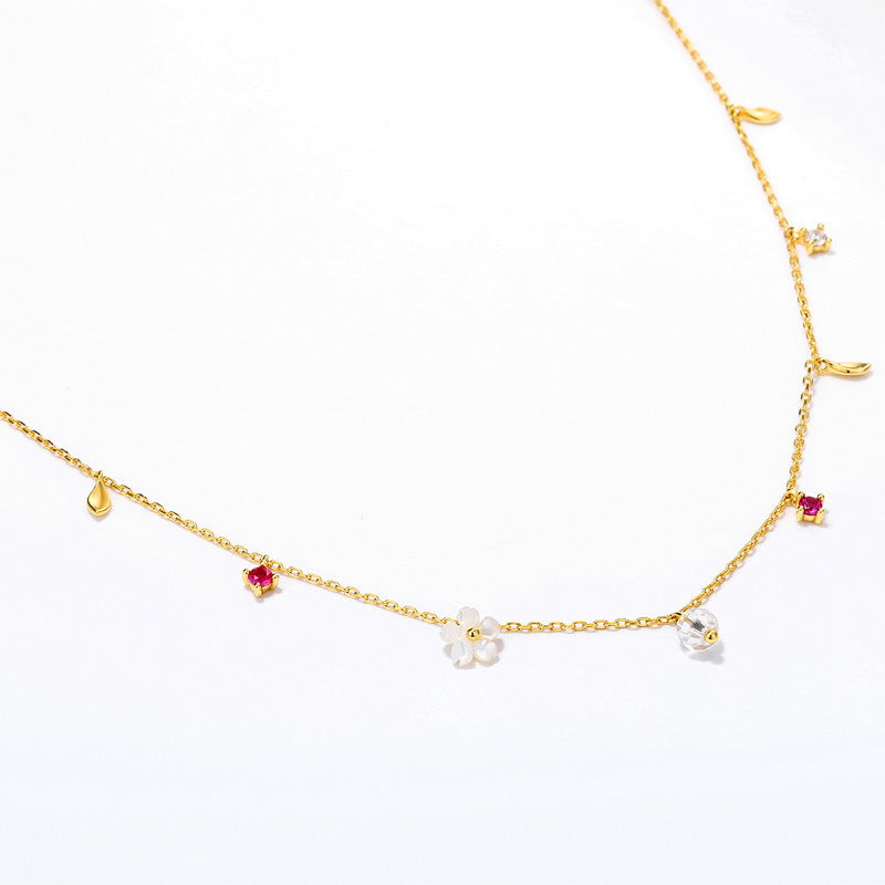 'Tesenane' gold filigree chain/necklace made of 925 sterling silver