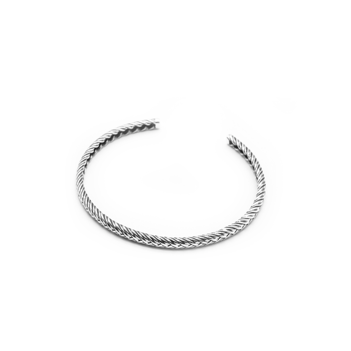 'Maisie' silver bangle made of 925 sterling silver