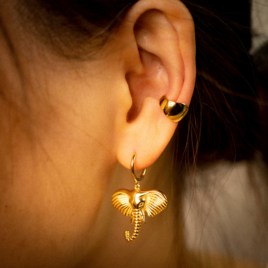 ARYANA Gold Earcuff/Ohrklemme, Clean modern