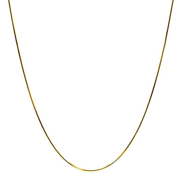 'Molly' gold snake chain made of 925 sterling silver