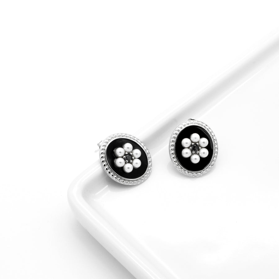 'Fay' silver earrings studs made of 925 sterling silver