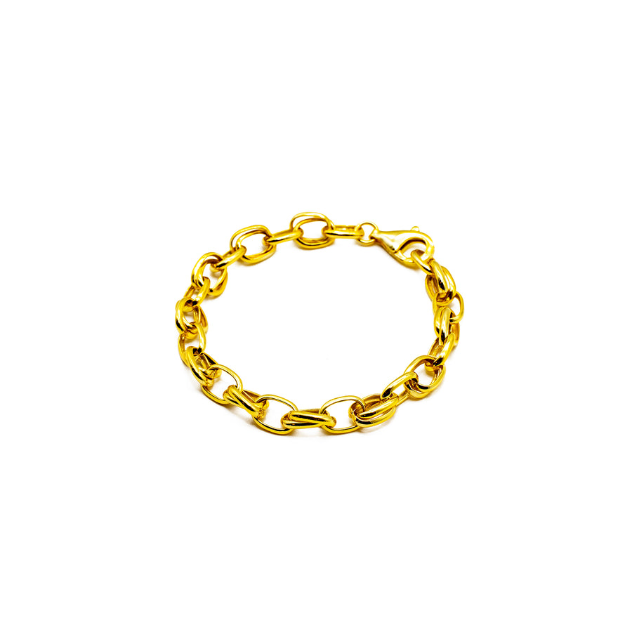 'Ronnie' gold bracelet made of 925 sterling silver