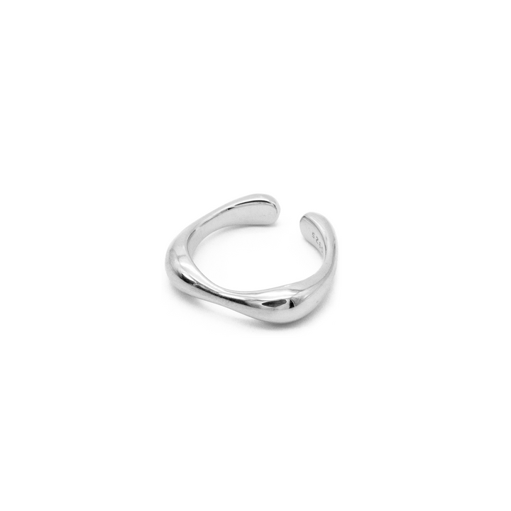 'Bowie' silver open ring made of 925 sterling silver