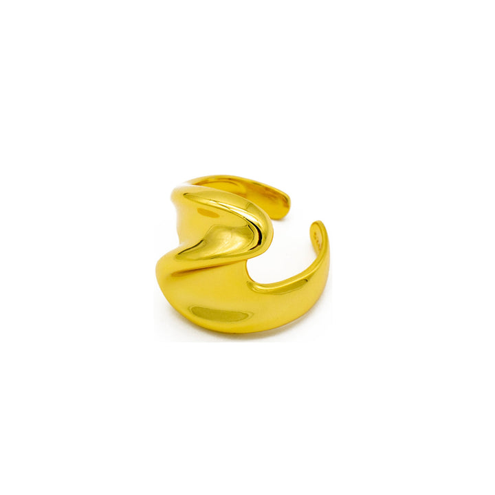 'Aiyana' gold open ring made of 925 sterling silver