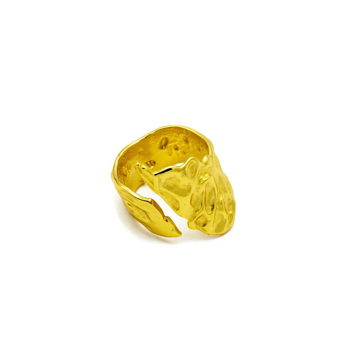 'Caitlyn' gold open ring made of 925 sterling silver