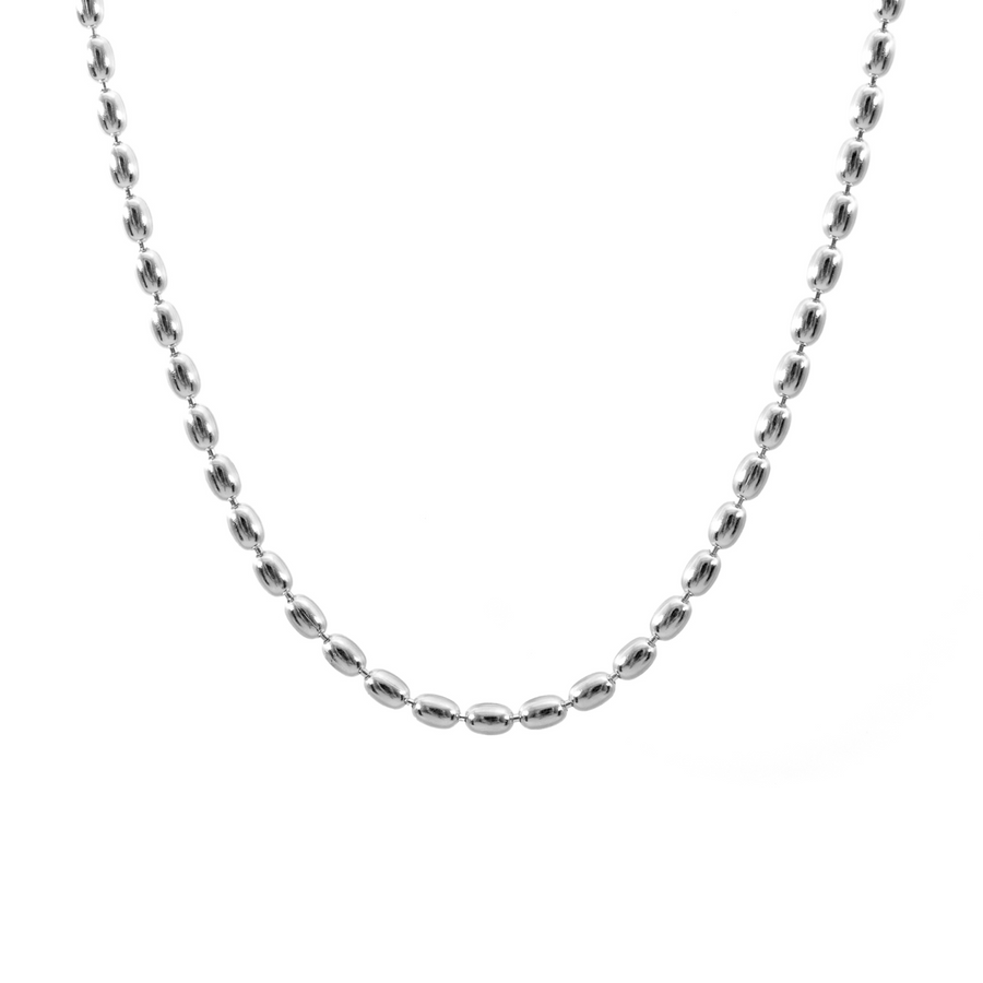 'Marian' silver ball chain made of 925 sterling silver