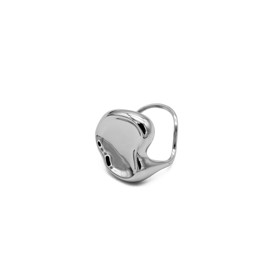 'Ann' silver open ring made of 925 sterling silver