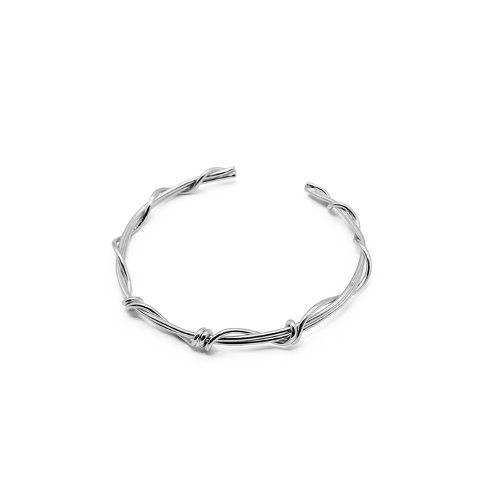 'Maxima' silver bangle made of 925 sterling silver