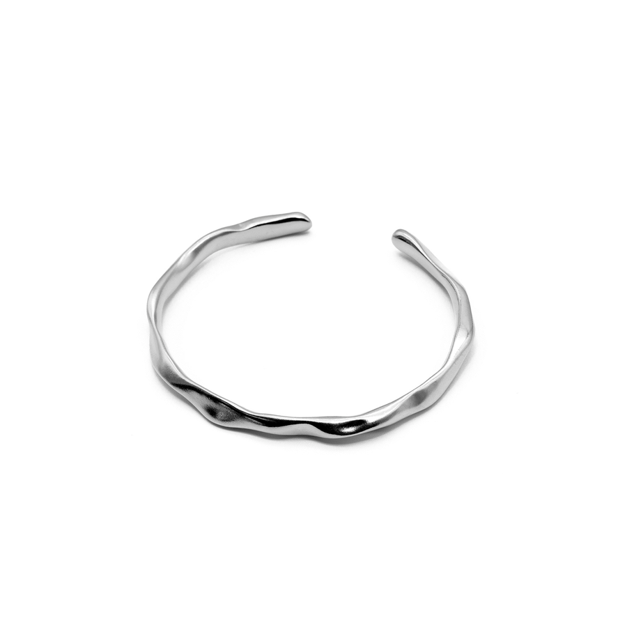 'Ysandre' silver bangle made of 925 sterling silver