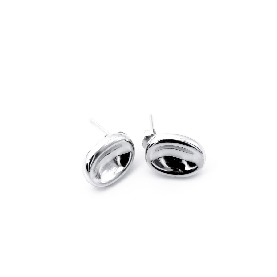 'Aimee' silver earrings studs made of 925 sterling silver