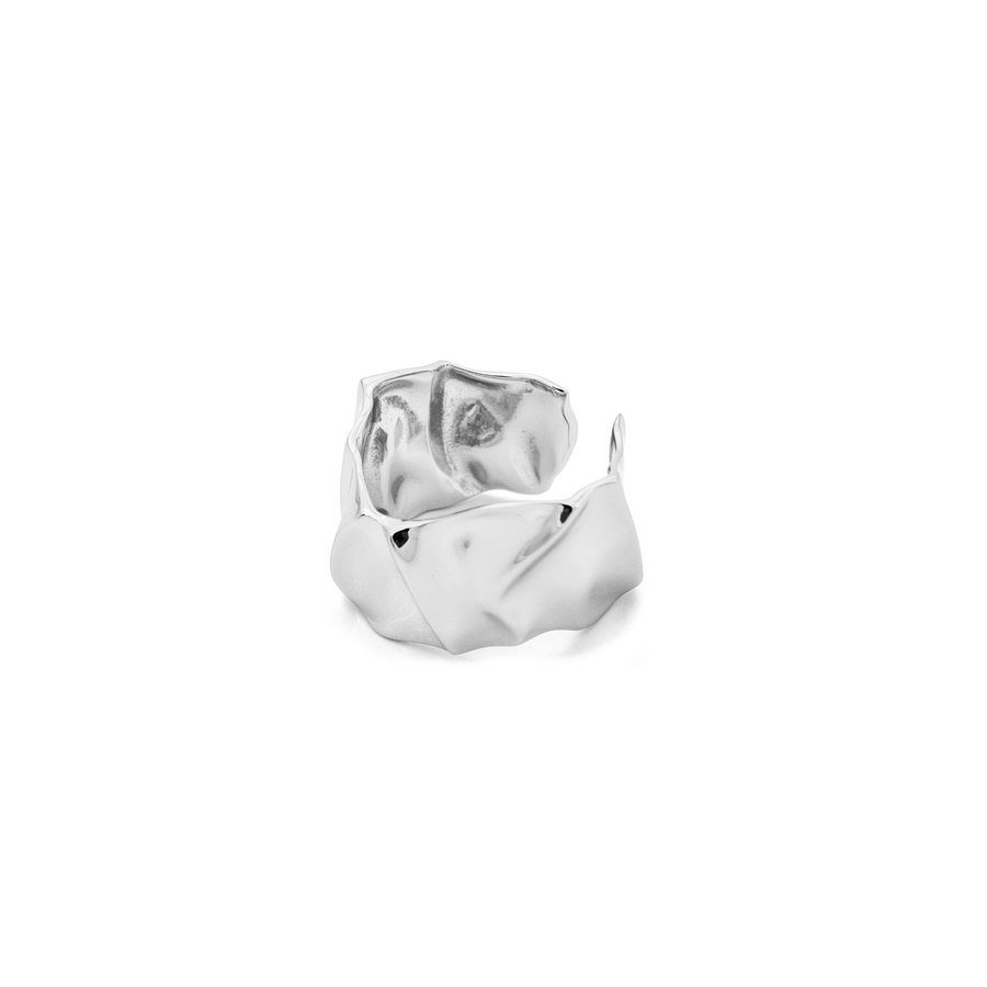 'Sabrina' silver open ring made of 925 sterling silver