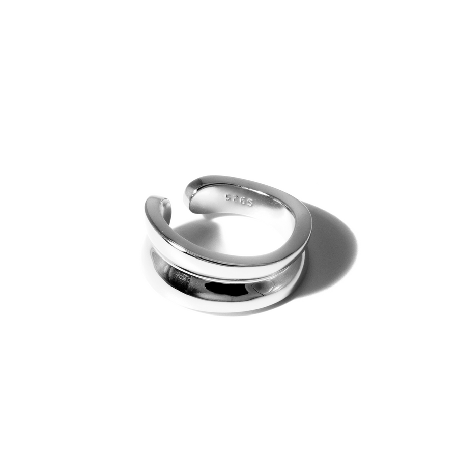 'Elsa' silver open ring made of 925 sterling silver