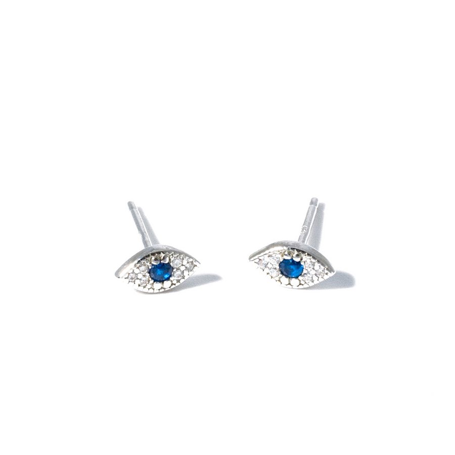 'Courtney' silver earrings studs made of 925 sterling silver