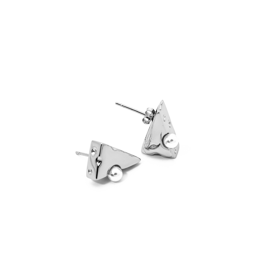 'Gabriella' silver earrings-ear studs made of 925 sterling silver