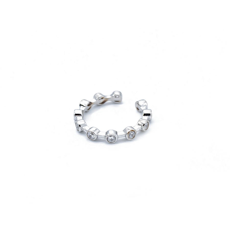 AUBREY Filigraner Eternity Silberring mit Zirkonia