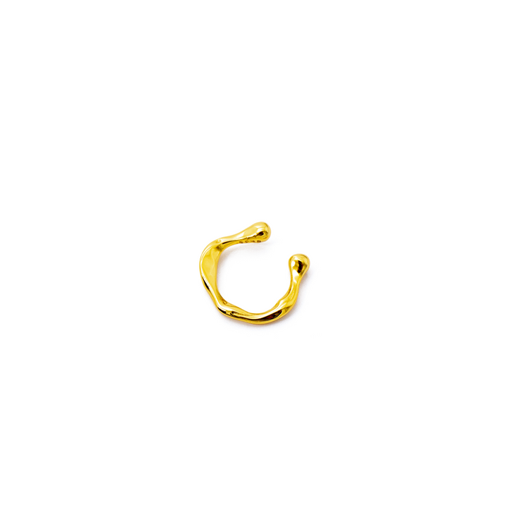 'Jordan' gold earrings-Earcuff made of 925 sterling silver