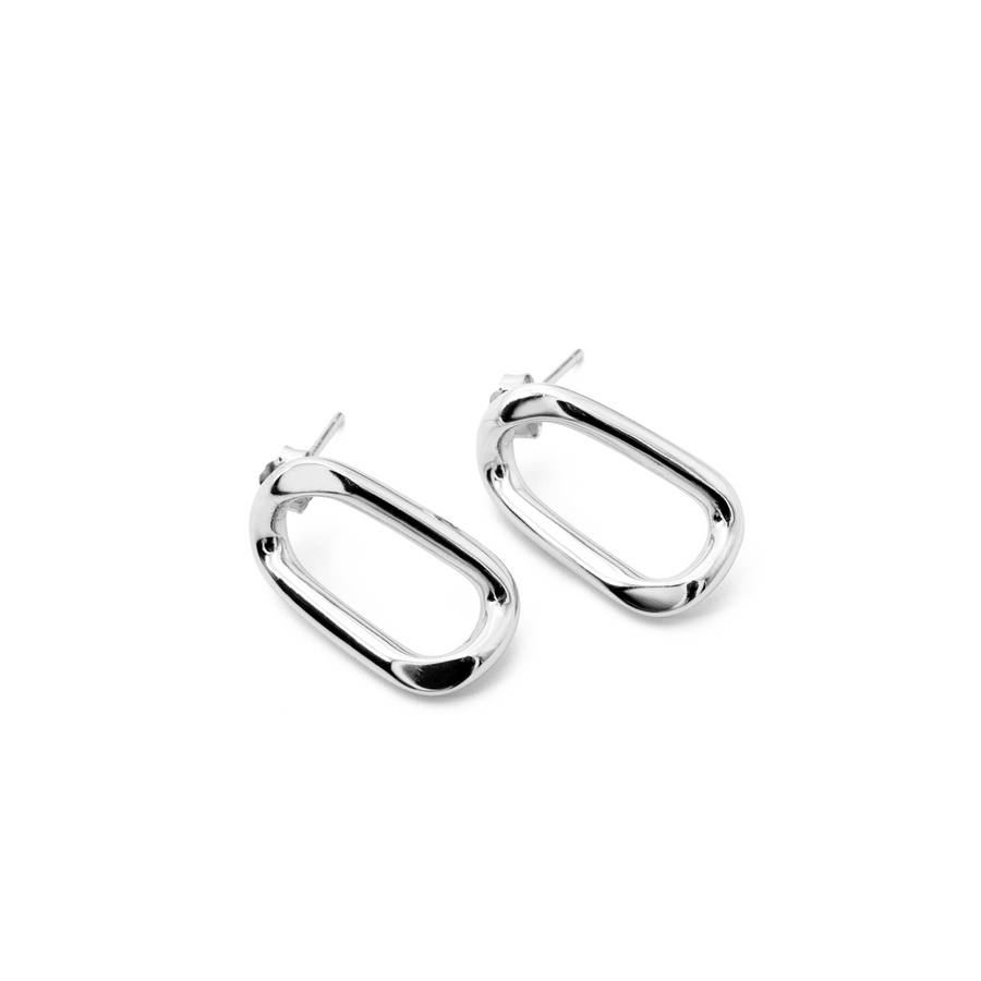 'Barbara' silver earrings-ear studs made of 925 sterling silver