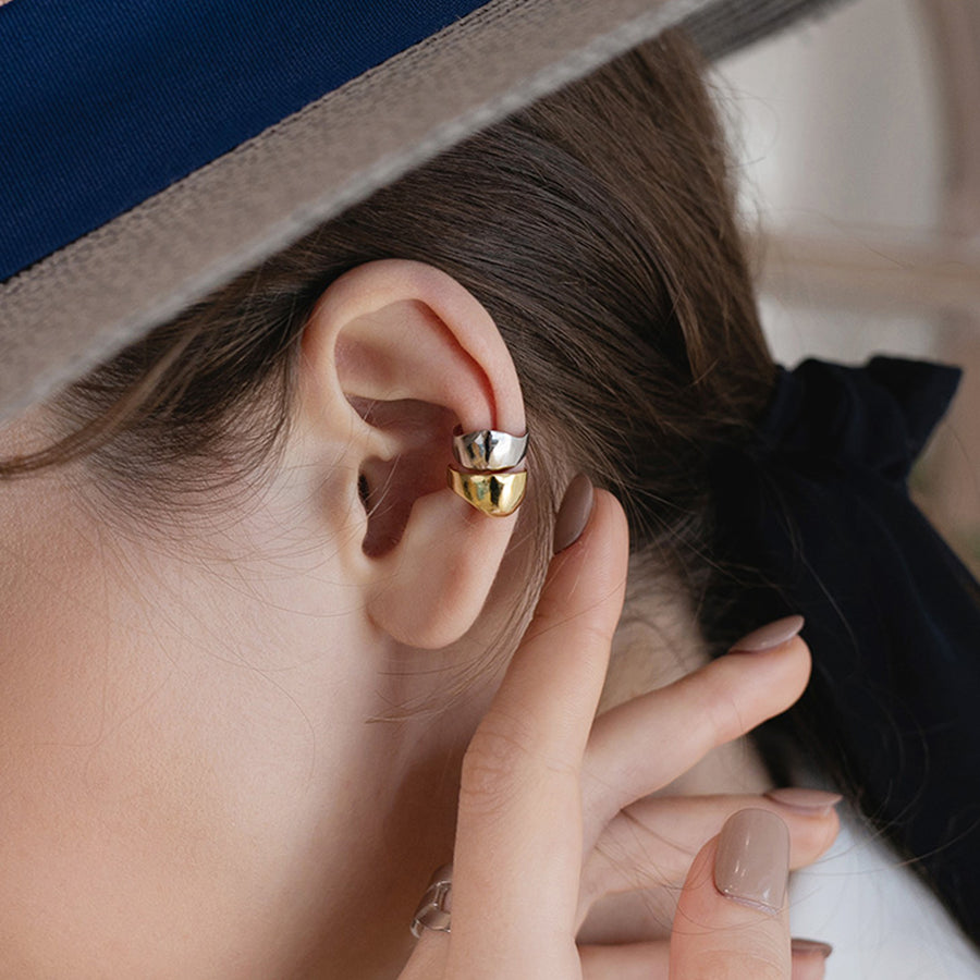 ARYANA Silber Earcuff/Ohrklemme, Clean modern