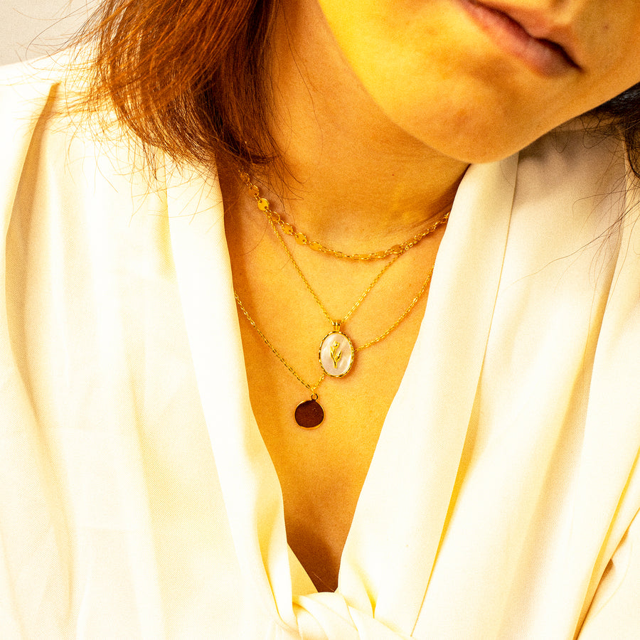 バーキンChaine dAncre mm doublechaîne  necklace