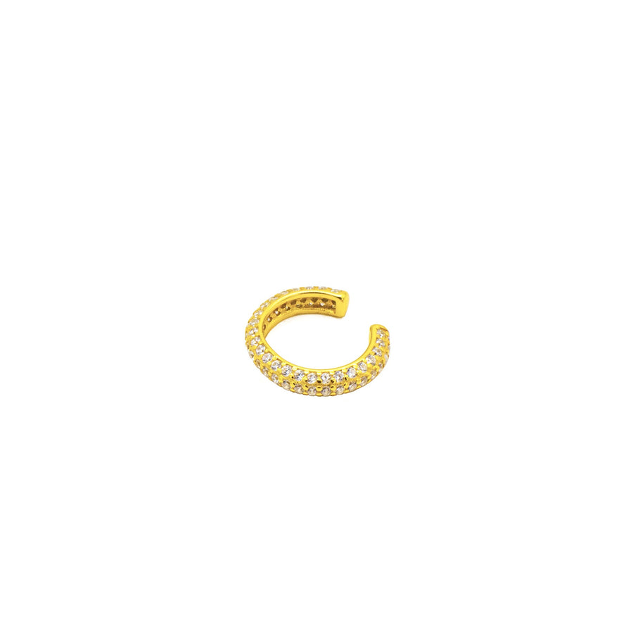 JESSI Earcuff/Ohrklemme mit Steinen Pavé Gold