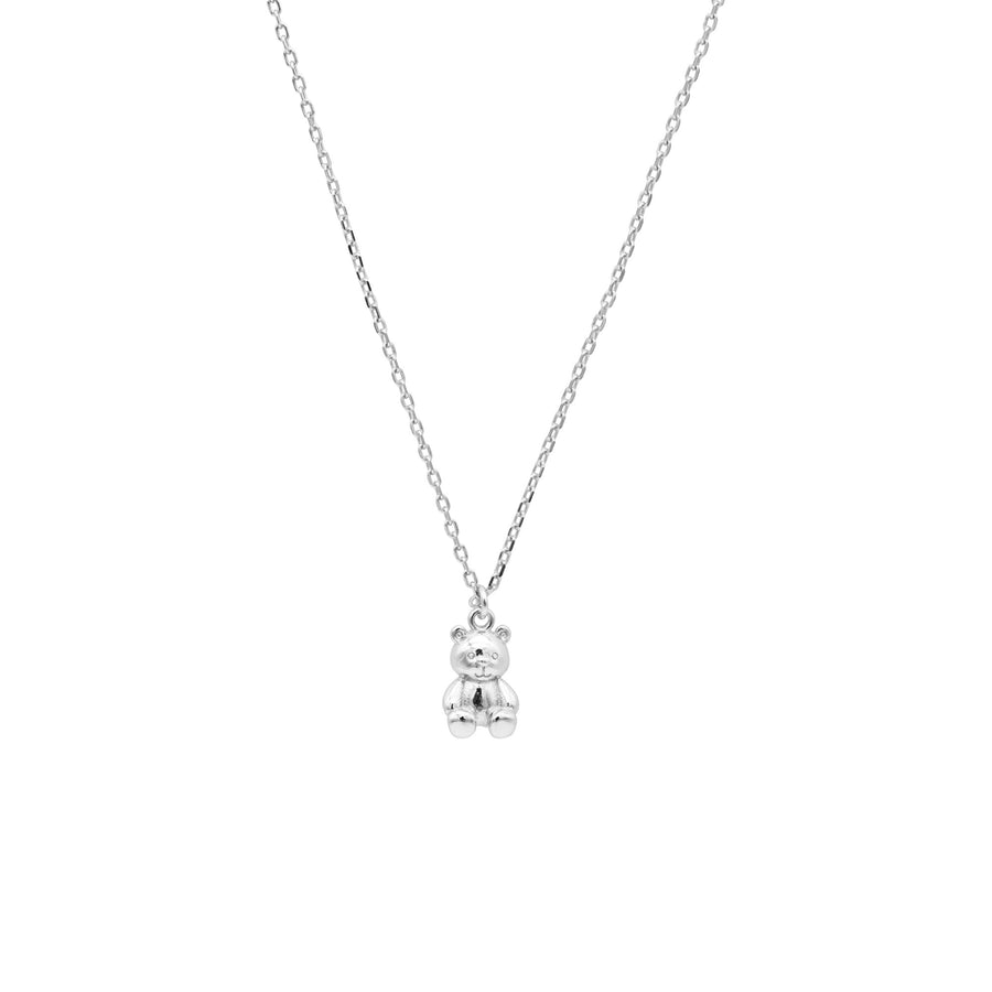 'Formosa' silver necklace with TEDDY pendant made of 925 sterling silver