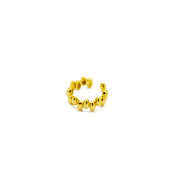 'Lindley' gold 925 sterling silver ear cuff