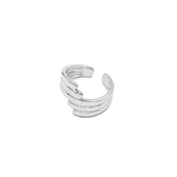 'Marisol' silver stacking ring made of 925 sterling silver