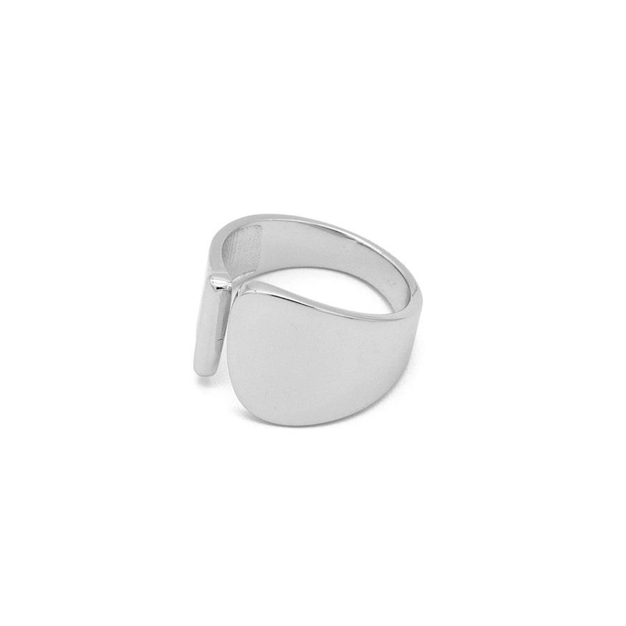 SAGE Breiter Ring Clean Modern aus 925er Sterlingsilber