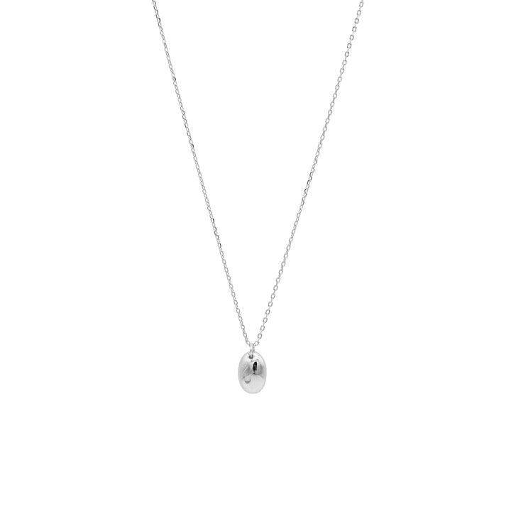 'Herse' silver necklace with teardrop pendant made of 925 sterling silver