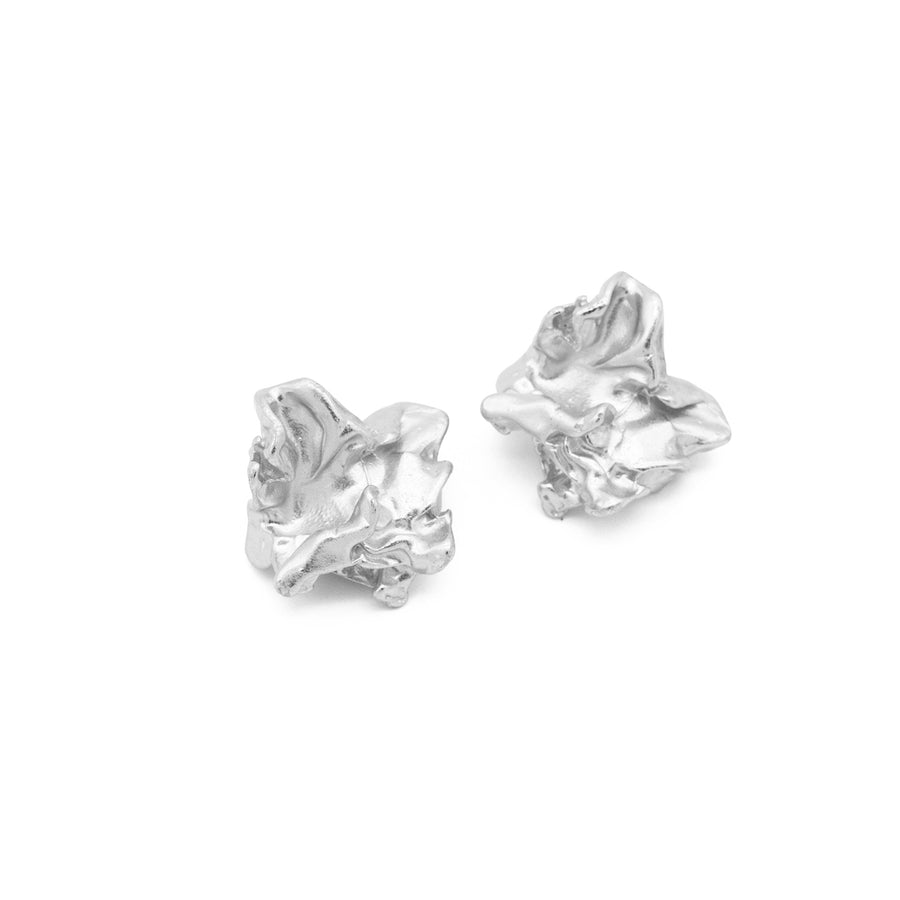 'Chiso' silver earrings-ear studs made of 925 sterling silver